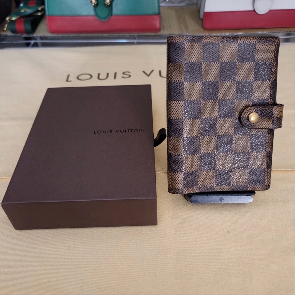 Louis Vuitton Damier Ebene Agenda PM SK-361